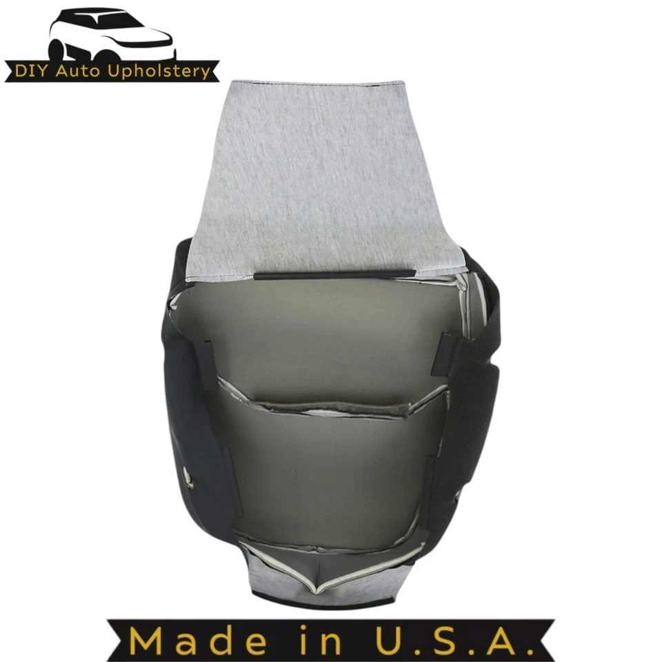 Cubierta de asiento de cuero negra superior e inferior para conductor Acura TL 1999-2003 Foto 3 de 4