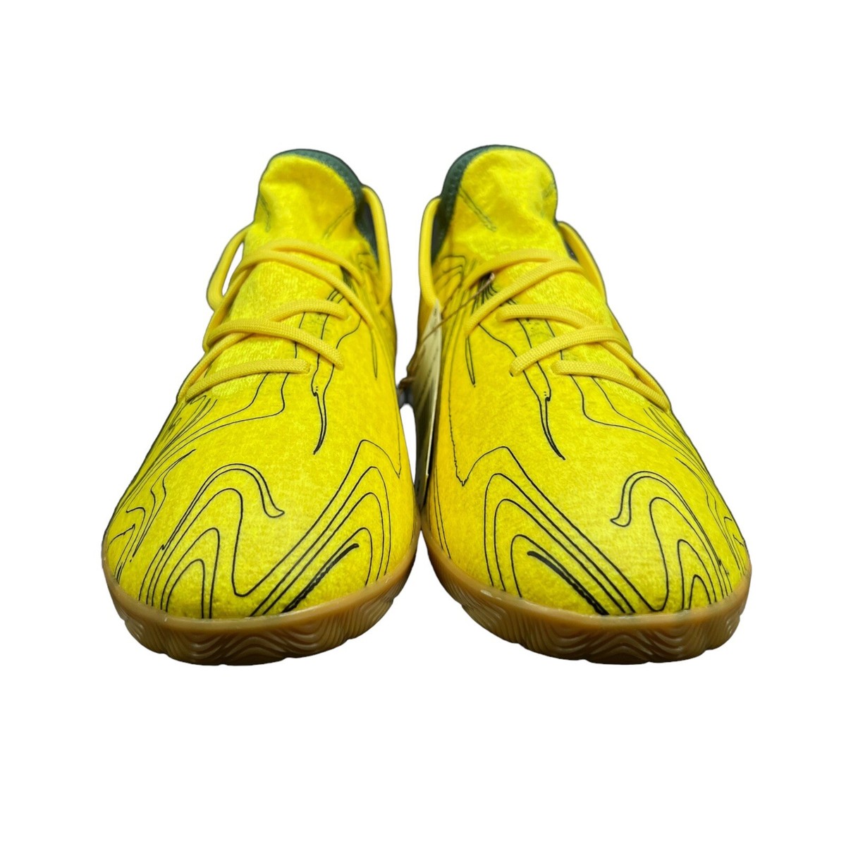 Adidas Gamemode Knit PB Yellow Green Gum Indoor Soccer Shoes  display picture 3