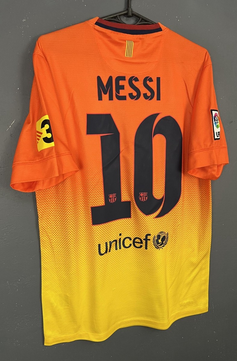 MEN'S FC BARCELONA 2012/2013 LEO MESSI #10 FOOTBALL SOCCER SHIRT