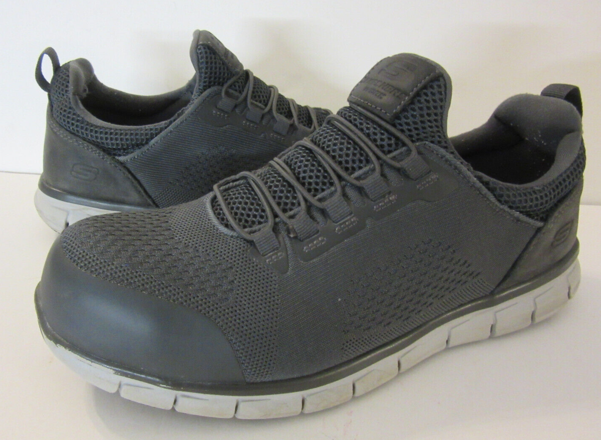 Skechers Synergy OMAT Work Shoes Mens 10 Slip-on Slip 
