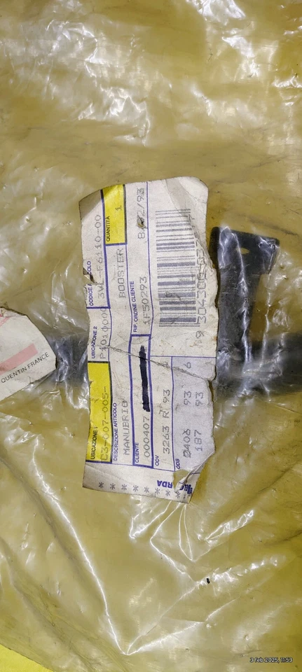 MBK  BOOSTER MANUBRIO ORIGINALE NUOVO 1993 CODICE RICAMBIO 3VL-F6110-00 - Imagen 2 de 4