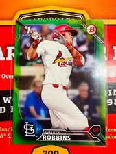 2016 Bowman Draft Draft Picks Green /99 Walker Robbins #BD-7 V32