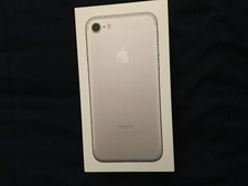 EMPTY BOX W/INSERTS iPhone 7 Silver NICE j1