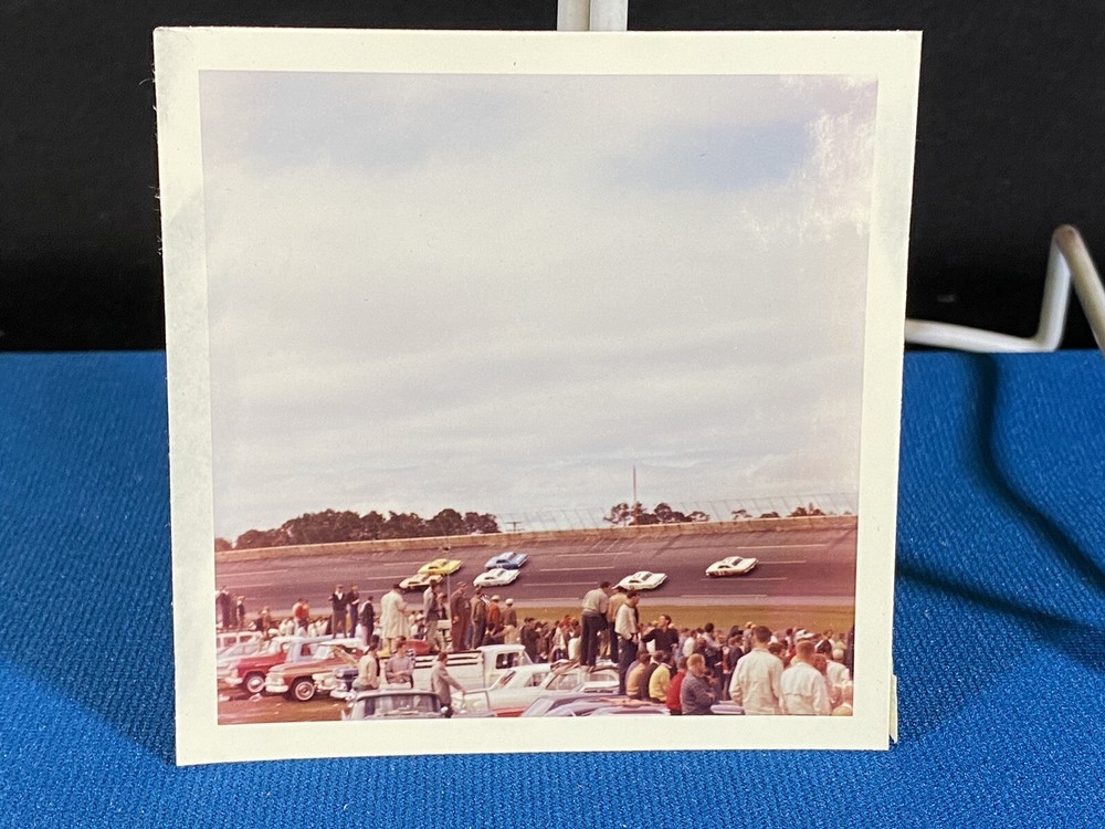 Cars Racing on Track Vintage Original Daytona 500 1963 Photo NASCAR (Lt#9)