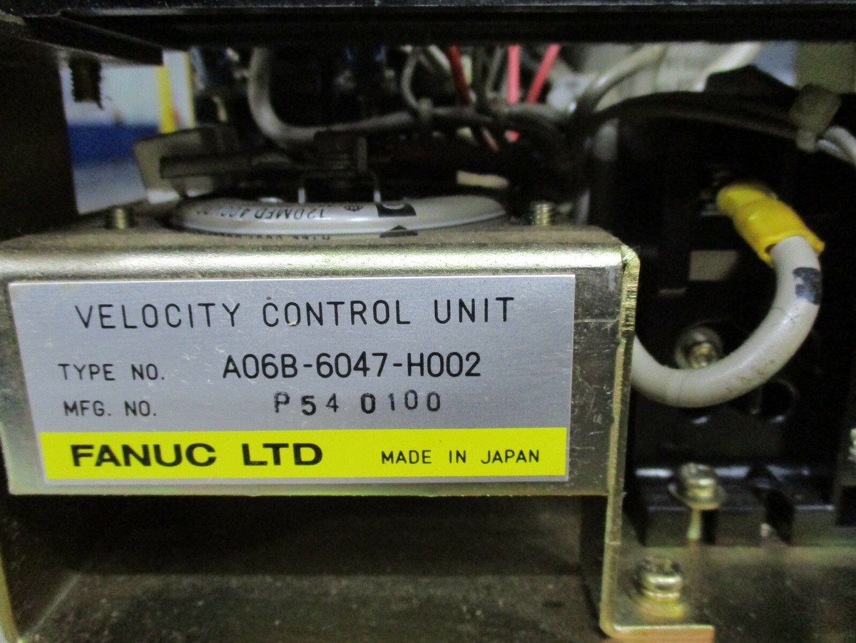 Fanuc Velocity Control Unit A06B-6047-H002 | eBay