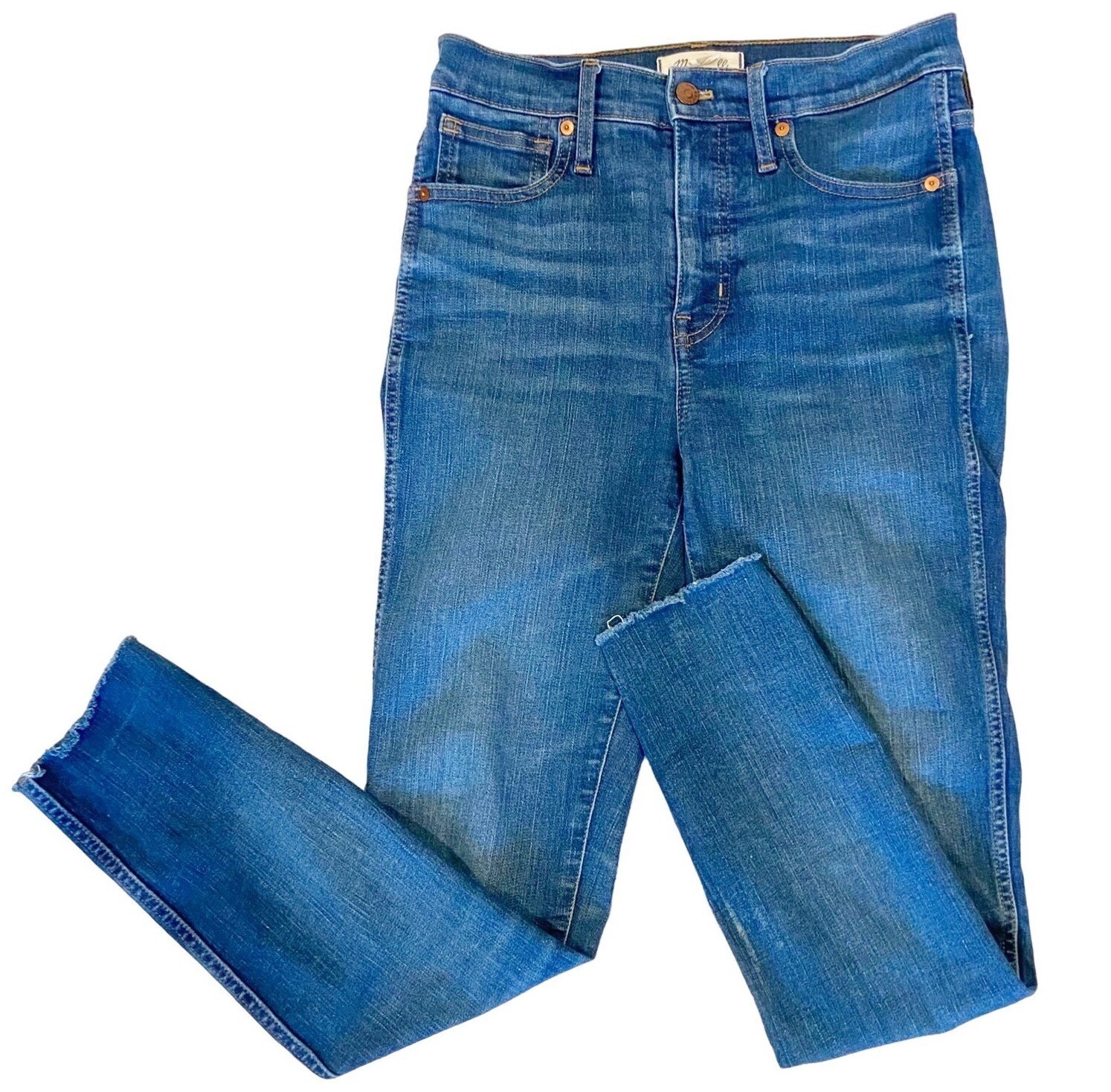 Madewell 10-Inch High Rise Skinny Jeans in Size 27