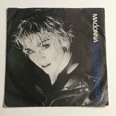 Madonna - Papa Don't Preach 7'' Vinyl Record - W 8636 VG+