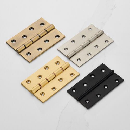 Cerniera Continua Per Pianoforte In Acciaio Placcato Ottone | 375 X 38 Mm | Lunga E Robusta Per Mobili E Bricolage