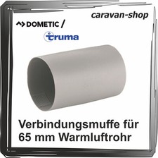 truma / Dometic Verbindungsmuffe für Luftverteilung Heizung Klimaanlage Rohr 65