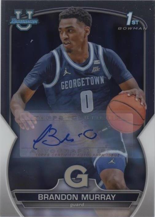 2022-23 Bowman University Chrome - Brandon Murray #40 - 1 of 2