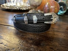 Alexander Kalifano James Reid Style Sterling Silver Belt Buckle 40-42-1.3/8  .75  