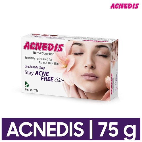 Acnedis Anti Acne Soap Helps in Acne, Pimples For Oily Skin, Acne bar, Sebum con - Picture 4 of 6