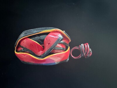 アクセサリー FISH DESIGN by gaetano pesce rubber ring Gaetano Pesce -Fish Design Bracelet and Ring,Preowned ,no flaws