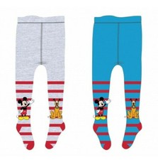 Kinder Strumpfhose Micky Maus 98/104,110/116, 122/128 Junge grau blau Disney NEU
