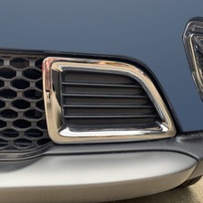 2pcs Chrome Front Bumper Air Inlet Vent Bezel For Jeep Cherokee 19 Accessories 2pcs Chrome Front Bumper Air Inlet Vent Bezel For Jeep Cherokee 19 Accessories