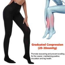 Compression Pantyhose Women 20-30mmhg Stockings Support Hose For Nurses Tights