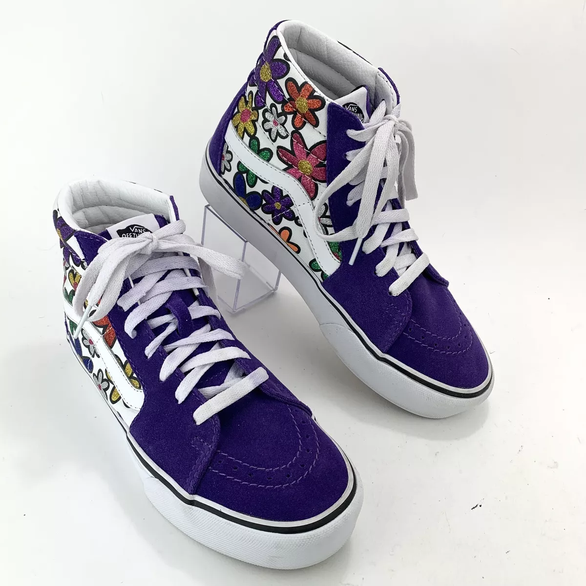 Purple rainbow hotsell platform vans