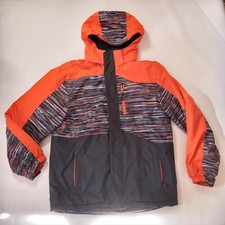 Free Country Extreme Ski Jacket Black/Grey/Orange 18/20 Snowboarding Snowmobile