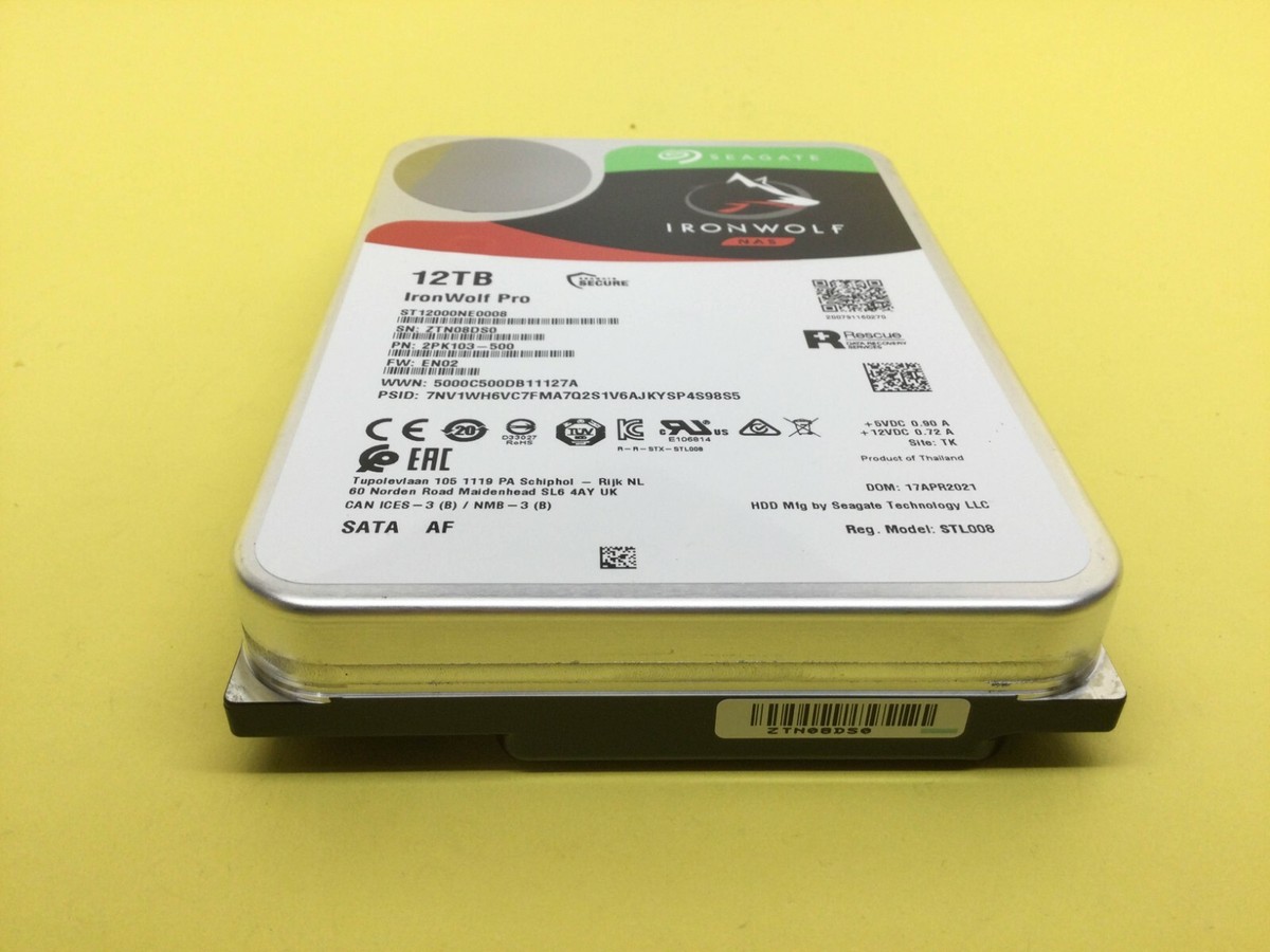 【２個】Seagate IronWolf Pro 16TB HDD NAS用 Amazon.com: Seagate IronWolf, Pro 16TB, Enterprise Internal
