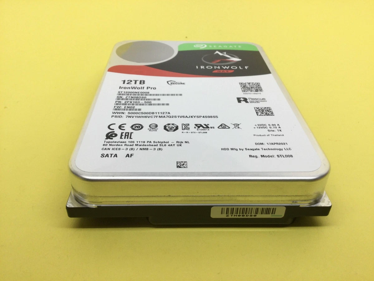 Seagate (シーゲイト) NAS HDD 14TB 3台目 ST16000NT001 内蔵HDD SATA