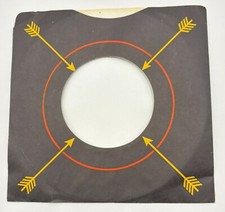 Target Records Company Sleeve 45 RPM Black Gold Arrows Bullseye Logo