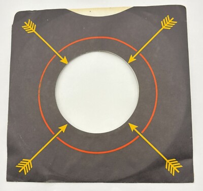 Target Records Company Sleeve 45 RPM Black Gold Arrows Bullseye Logo