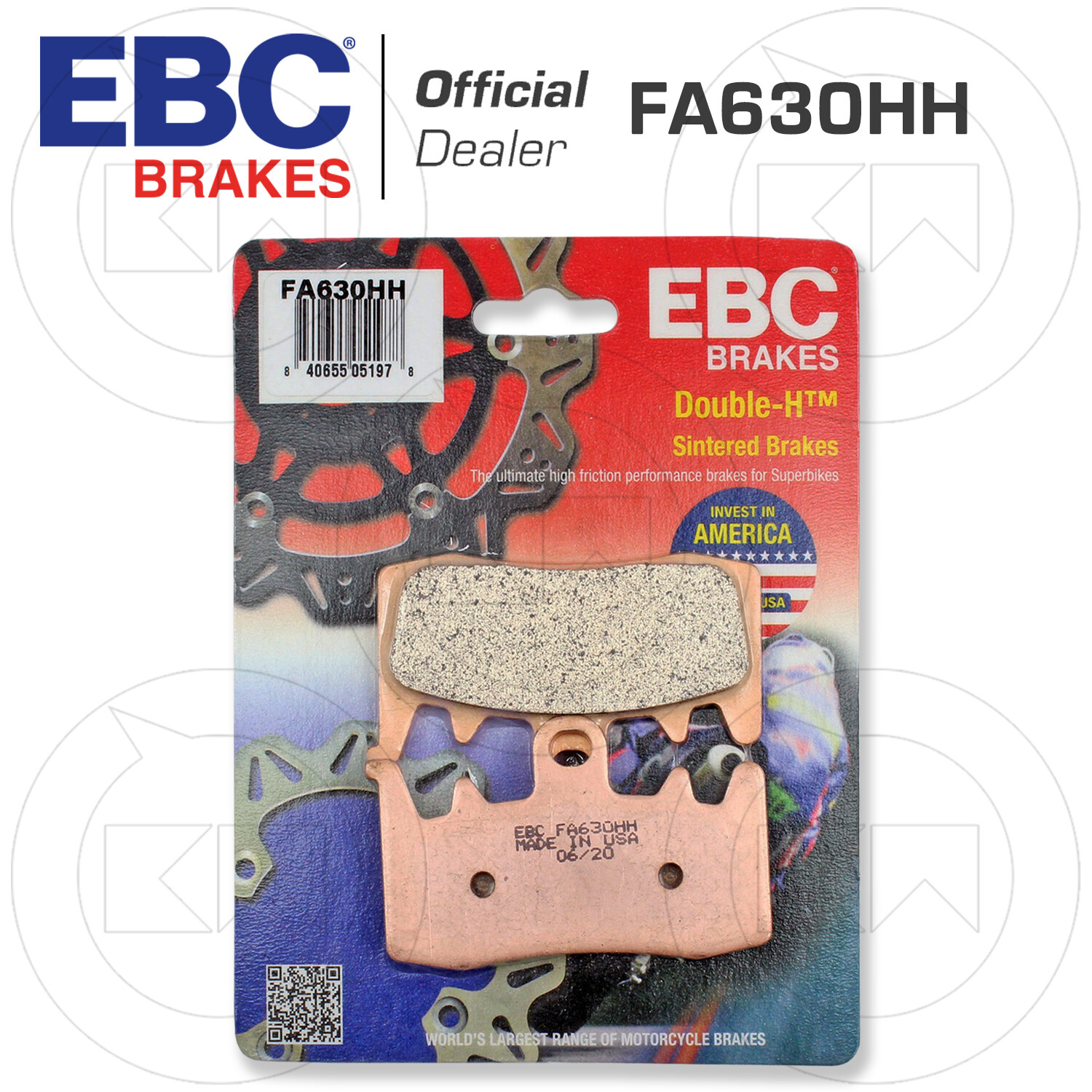 EBC - B1r R1201800 Pastiglie Bmw-ducati-guzzi Fa018