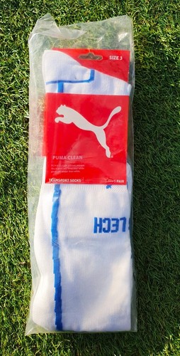 Lech Posen Herren Socken Stutzen Socks Strümpfe weiss-blau Puma Größe 43-46 NEU - Bild 3 von 3