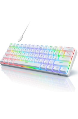 RK ROYAL KLUDGE RK61 61-Keys Mechanical Keyboard Hot Swappable Gaming Keyboard