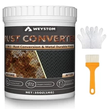 2-in-1 Rust Converter & Metal Primer - Stops Rust, Rust Inhibitor Paint for M...
