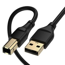 Printer Cable 20 Feet Extra Long USB a Male to USB B Male Printer Cord