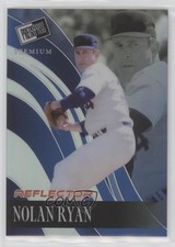 2024 Leaf Press Pass Premium Retro Blue Prismatic Reflector 15/20 Nolan Ryan e8a