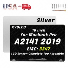 for Macbook Pro Retina 16" A2141 EMC 3347 LCD Display Assembly Silver 661-14201