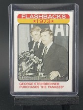 2022 Topps Heritage Flashbacks 1973 George Steinbrenner #NF-11 Yankees BIN-568