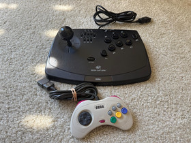 Sega Saturn HST-3220 + Fenrir ODE + Arcade Stick