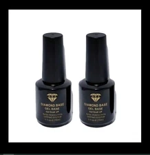 HNS Diamond Gel Base Soak-Off LED/UV 0.5oz Perfection Dip System Unit of 2