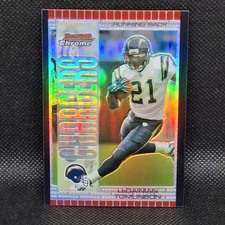2005 Bowman Chrome LaDainian Tomlinson Silver Refractor #/50 Chargers
