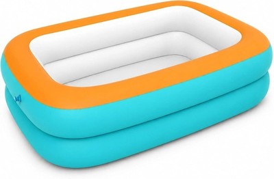 Planschbecken Kinder Deep Dive 105x75x30cm Rechteckig PVC Sicherheitsfreundlich