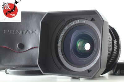 Spätes Modell 【TOP NEUWERTIG mit Haube】 SMC Pentax 67 45mm f/4 Weitwinkelobje...