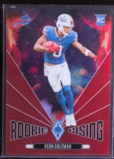 2024 Panini Phoenix Keon Coleman ROOKIE Rising Red /99 GO BILLS!!!!