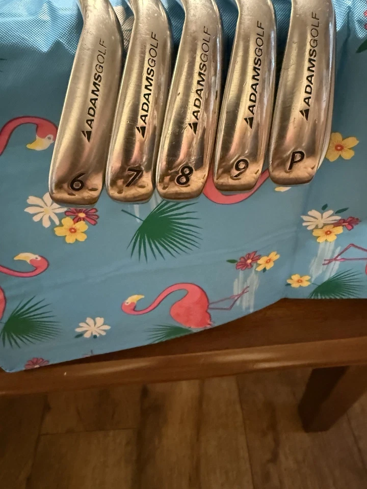 Adams Speedline irons 6,7,8,9,P unifiex steel shafts - Image 3 of 4