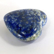 Polished Lapis Lazul Heart (EA7911) carved gem stone Heart Chakra Third Eye