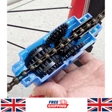 Pro Bike Chain Cleaner Scrubber Tool Kit MTB Road Bicycle Cleaning Brush Set