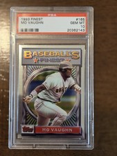 1993 Finest #165 Mo Vaughn PSA 10 Pop 13