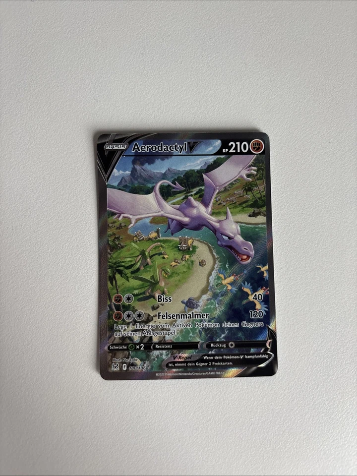 Aerodactyl V (Alternate Full Art) 180/196 Swsh11: Lost Origin Holo - Bild 2 von 4