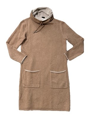 Madeleine Women s Tricot Jurk Sweater Dress US Size 6/8 British 10/12 Beige