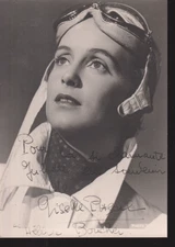Gisèle PASCAL ORIGINAL PHOTOGRAPH 18*13 with AUTOGRAPH - Héléne BOUCHER