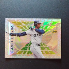 1996 Topps Sweet Strokes HOF Ken Griffey Jr. SS6 Hologram Insert card