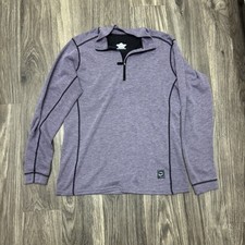 Polarmax Womens XL Quarter Zip Base Layer Top Lavender Thermal Made in USA