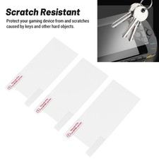 3Pcs Game Machine Screen Film High Transparency Sensitive Scratch Resistant